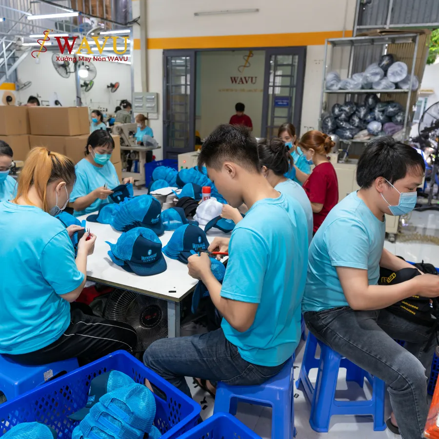 Xưởng may nón đồng phục uy tín
