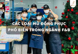 Các loại mũ đồng phục phổ biến trong ngành F&B